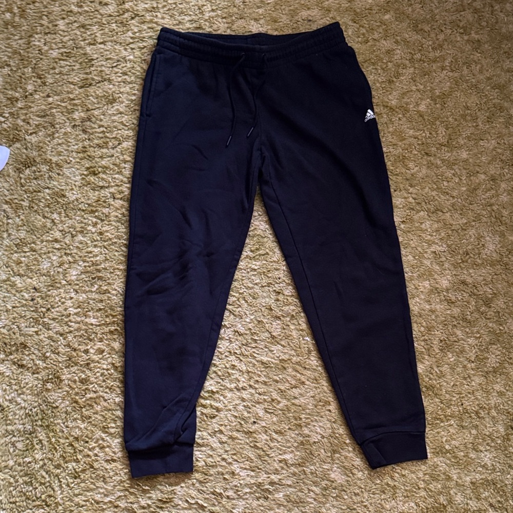 adidas women’s Black Jogger Sweatpants with Logo